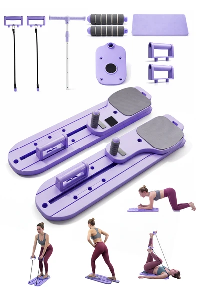 Pilates Board - Taşınabilir Pilates Reformer Aleti - Çok Fonksiyonlu Ev Tipi Pilates Ekipmanı ürün görseli 1
