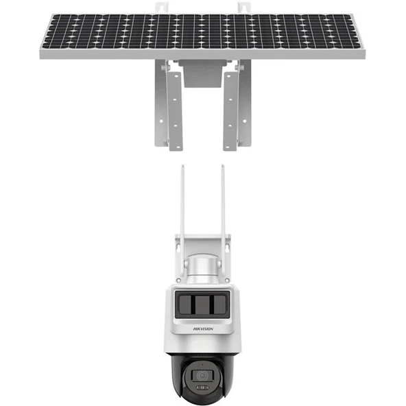 HIKVISION 4MP PT Speed Dome 2.8mm Pan-Tilt Solar IP Kamera (4G Sim Kart Destekli) DS-2DE2C400IWG-K/4G/C09S20 ürün görseli 1