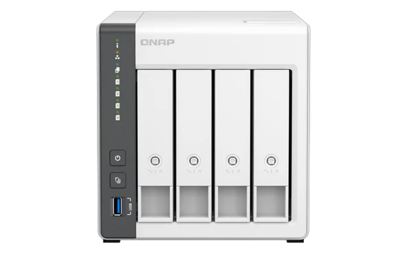 QNAP 4diskli ARM QC-4GB RAM-2.5GbE Nas Server TS-433-4G Distribütör Garantili ürün görseli 1