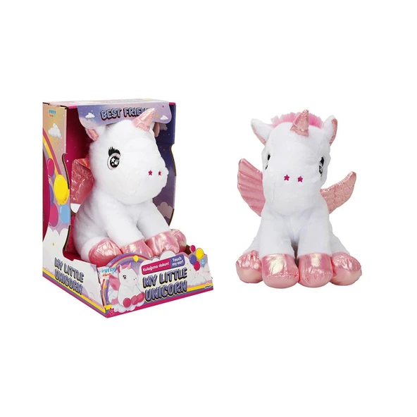 PELUŞ UNICORN IŞIKLI BEYAZ ürün görseli 1