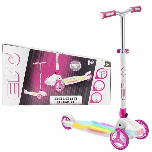 EVO SCOOTER 3TKR IŞIKLI BURST MAX 50KG ürün görseli 1