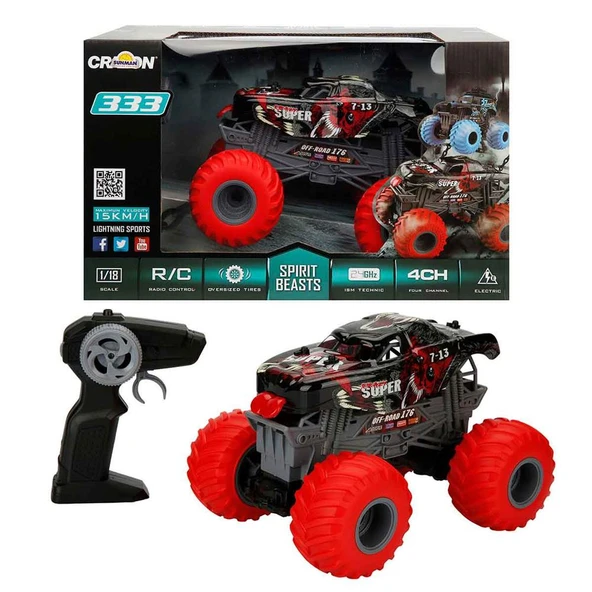 1:18 Uzaktan Kumandalı Spirit Beasts USB Şarjlı Araba 25 cm. ürün görseli 1