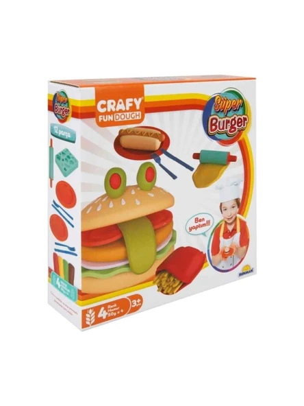HAMUR SETİ KÇK SÜPER BURGER FAST FOOD 4X50 - Resim 2