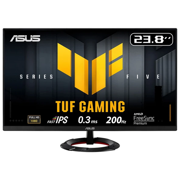 ASUS 23.8" FAST IPS TUF GAMING VG249Q5R 0.3MS 200Hz HDMI-DP Gaming Monitör (1920 X 1080) ürün görseli 1