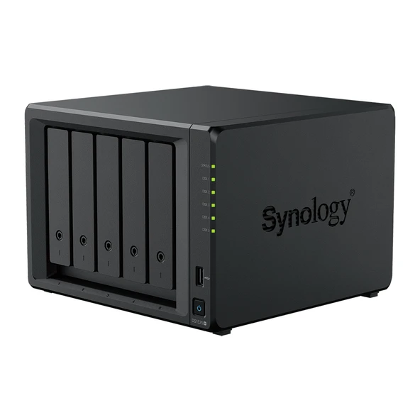 SYNOLOGY 5diskli Ryzen V1500B 8GB RAM-2.5Gbe Nas Server DS1525 PLUS - Resim 2