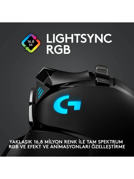 Logitech G502 Lightspeed Kablosuz Oyuncu Mouse - Resim 8