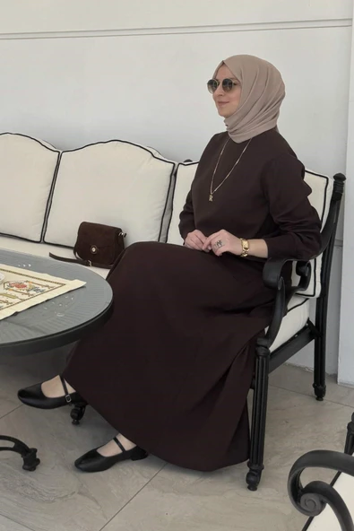İpek Modal Takım Kahve - Resim 6