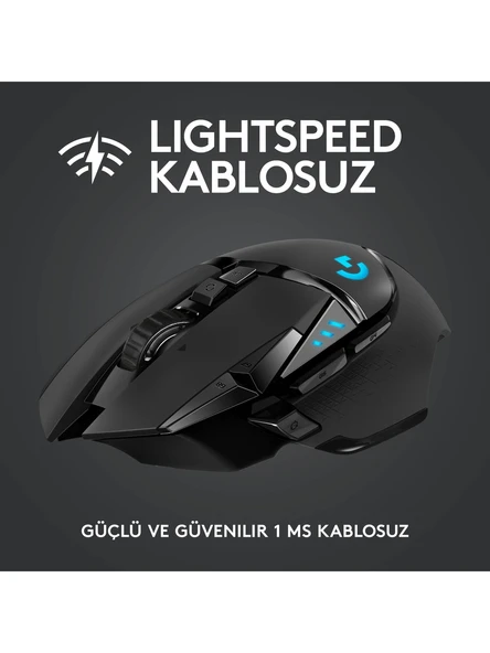 Logitech G502 Lightspeed Kablosuz Oyuncu Mouse - Resim 2
