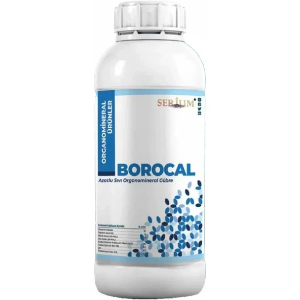 Borocal Azotlu Sıvı Organomineral Gübre 1lt ürün görseli 1