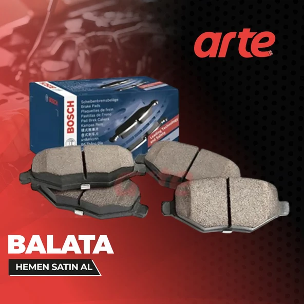 Toyota RAV4 2008-2013 Uyumlu | Bosch Arka Fren Balatası Takımı | Orijinal Bosch | Yüksek Fren Performansı ürün görseli 1