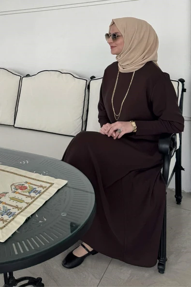 Ela Modal Takım Kahve - Resim 2