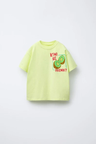 La ciel Paris Kiwi Tshirt + Yeşil Şort ürün görseli 1