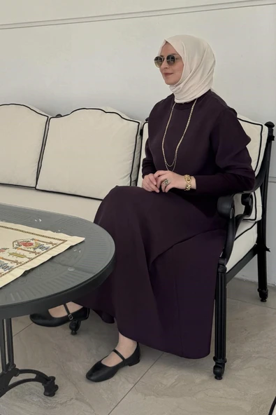Ela Modal Takım Mürdüm - Resim 2