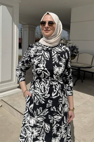 Doğa Siyah Tunik - Resim 2
