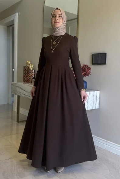 Rose Elbise Acı Kahve ürün görseli 1