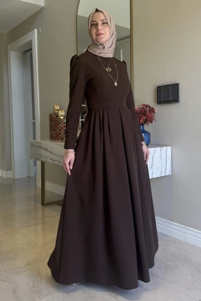Rose Elbise Acı Kahve - Resim 5