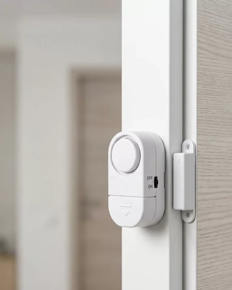 Kapı Pencere Alarmı Manyetik Sensörlü 90 dB Güçlü Sesli Güvenlik Alarm Sistemi ürün görseli 1