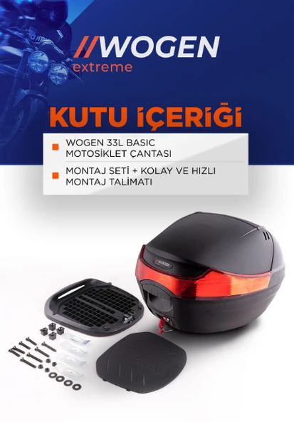 WOGEN ARKA ÇANTA 33 LİTRE BASİC SİYAH 1401 001 [ YERLİ ] - Resim 3