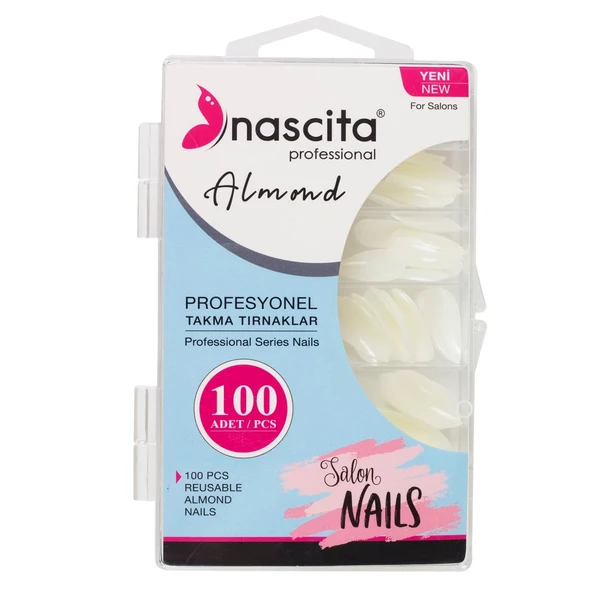 Nascita Takma Tırnak - Almond 100 Adet ürün görseli 1