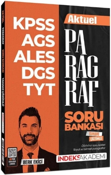 KPSS DGS ALES TYT Aktüel Paragraf Soru Bankası İndeks Akademi ürün görseli 1