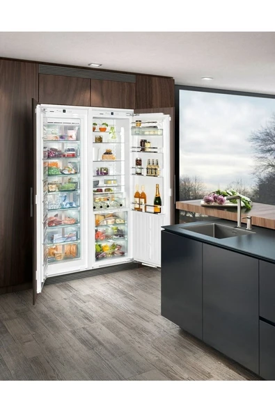 300lt No-frost Tek Kapılı Ankastre Buzdolabı + 8 Çekmeceli No-frost Ankastre Dondurucu Seti ürün görseli 1