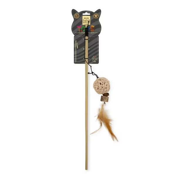 Cattie Matatabi İçerikli Kedi Oyuncağı Toplu Olta 50Cm ürün görseli 1