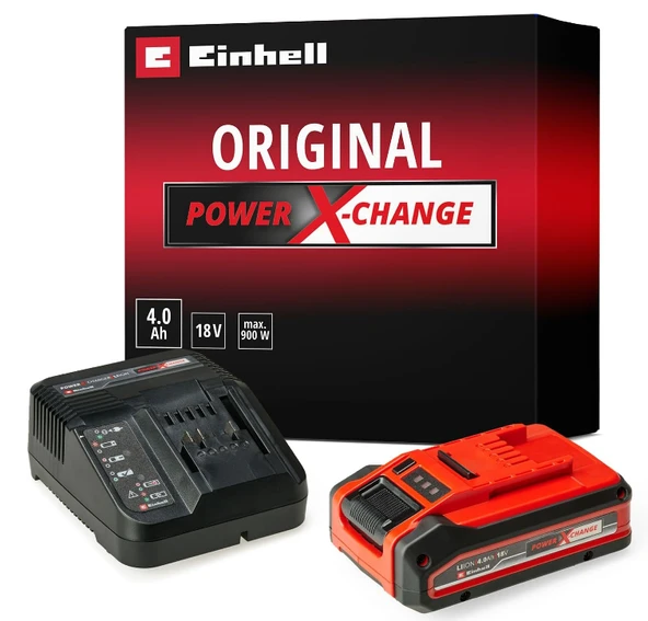 Einhell 18V 4,0AH PXC Akü Plus ve Şarj Aleti 4512159 ürün görseli 1