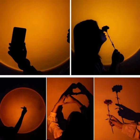 Taşınabilir USB Sunset Gün Batımı Ambiyans Işığı Lamba ürün görseli 1