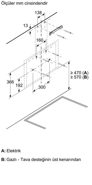 Profilo DVK6J669 Davlumbaz 60 CM Duvar Tipi Siyah - Resim 8