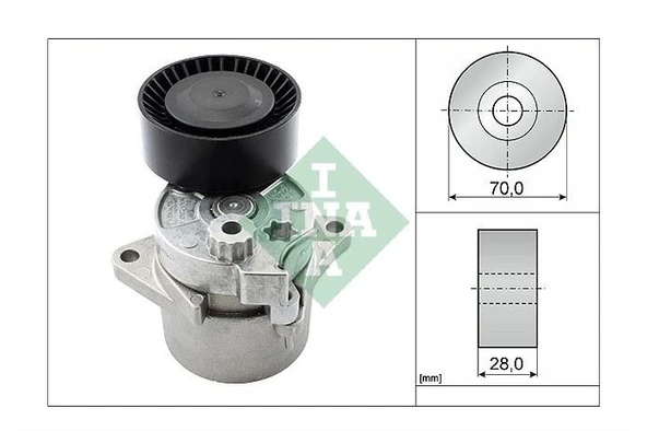 RULMAN ALTERNATÖR GERGİ M313 611 646 EURO4 ürün görseli 1