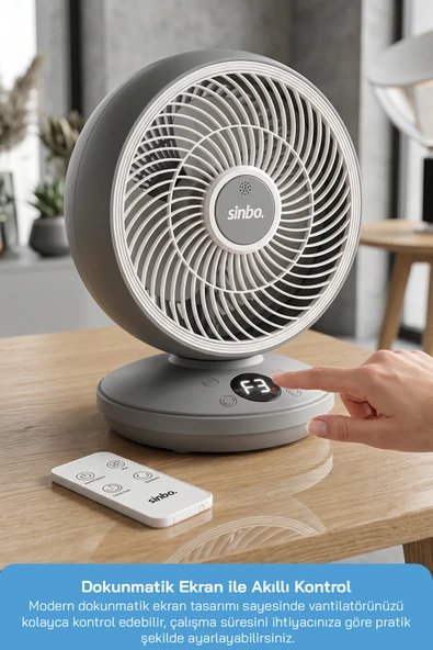 SİNBO SF-7702 MASAÜSTÜ VANTİLATÖR FAN - Resim 4
