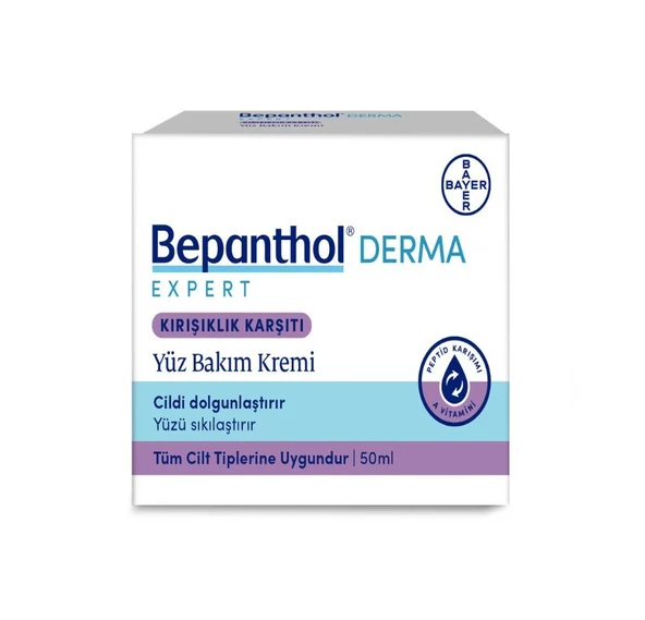 Bepanthol Derma Expert Kırışıklık Karşıtı Yüz Bakım Kremi 50 ml ürün görseli 1