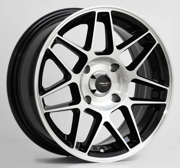 6X14 PRO-WL192 4X100 ET30 73.1 BLACK MACHINED ürün görseli 1