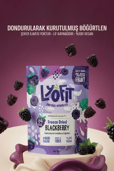 Freeze Dried Böğürtlen 15g - Resim 2