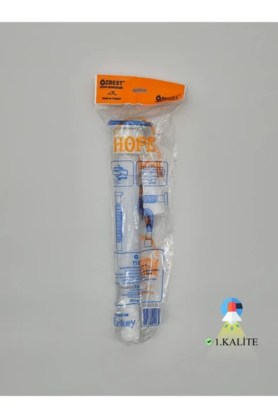 ÖZBEST Lüks Körüklü Lavabo Sifonu ürün görseli 1