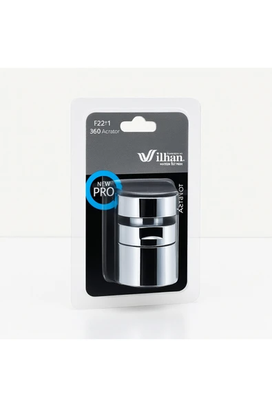 İLHAN Pro Metal F22-1 (uzatmalı) (360° Oynar) (dişi & İç Dişli) Perlatör Musluk Ucu ürün görseli 1