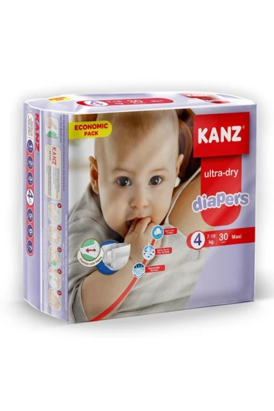 Bebek Bezi Eko Paket Maxi 4 Beden (7-18 Kg) 30'lu ürün görseli 1