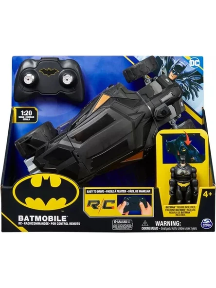 Spin Master Batman Batmobil RC 1:20 6065425 20139348 - Resim 4