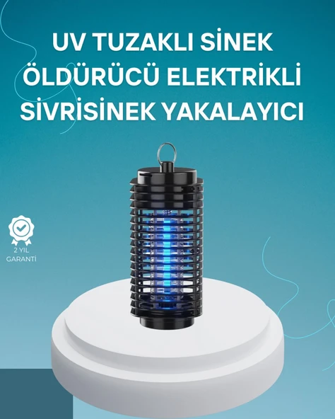 Çevre Dostu Elektrikli Sivrisinek Öldürücü Lamba – 50m² Etki Alanı ürün görseli 1