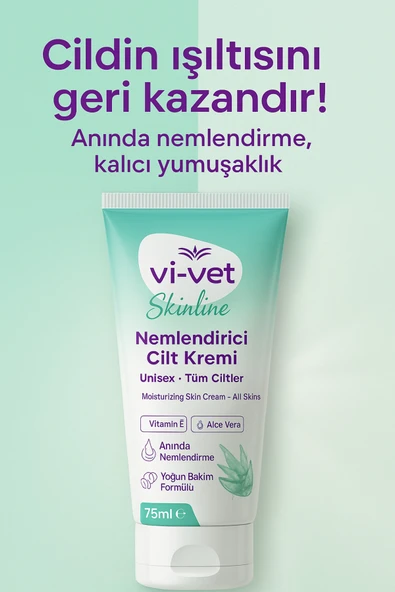 Vİ-VET 75 ML NEMLENDİRİCİ CİLT KREMİ ürün görseli 1