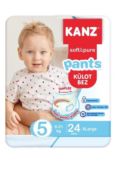 5 Numara Külot Bebek Bezi XL Ekonomik 1 Paket 24 Adet ürün görseli 1