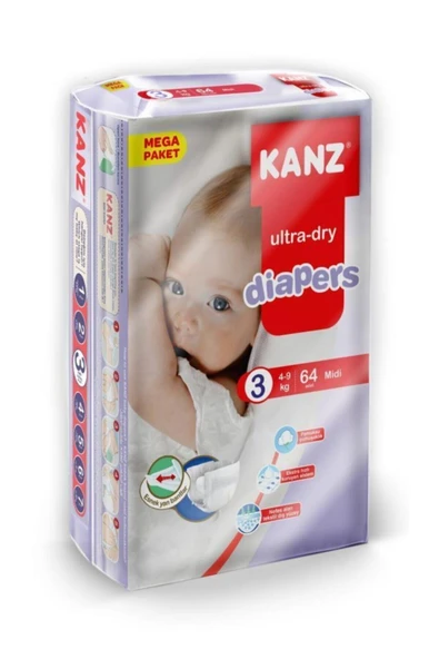 Bebek Bezi 3 Numara 64 Adet ürün görseli 1