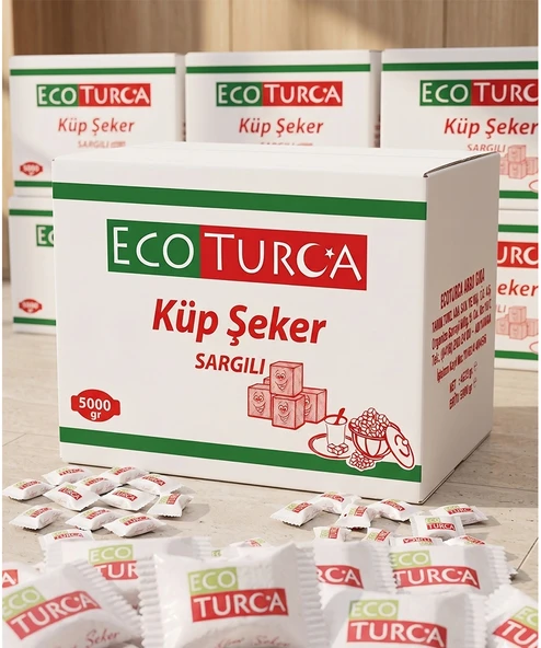 Ecoturca Sargılı Küp Şeker 5000 g ürün görseli 1
