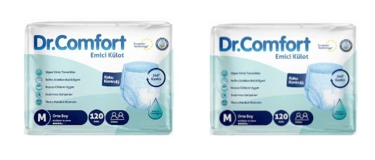 DR.COMFORT Hasta Bezi Yetişkin Emici Külot M-orta 60 Adet (2PK-30) ürün görseli 1