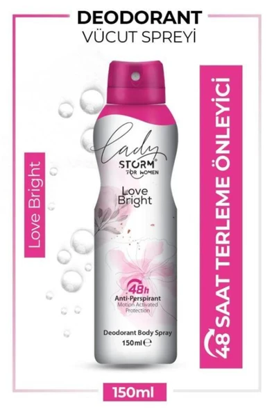 STORM DEODORANT 150ML KADIN PEMBE ürün görseli 1