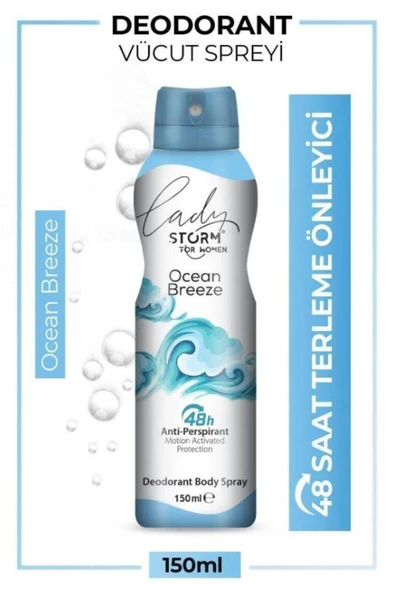 STORM DEODORANT 150ML KADIN MAVİ ürün görseli 1