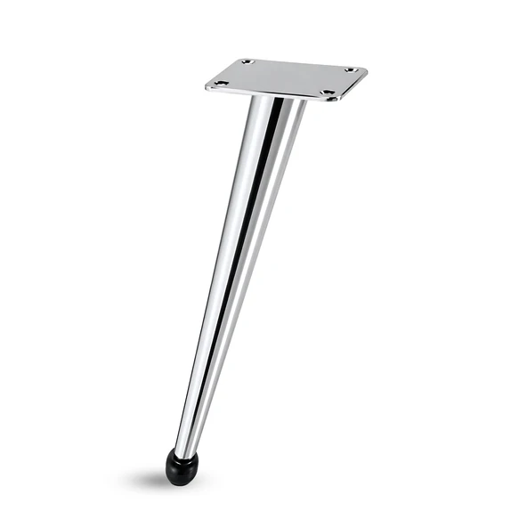 Omaks (1 Adet) 25 cm Metal Krom Dereceli Mobilya Sehpa Kanepe Ayağı Montaj Vidaları Dahil Ayak ürün görseli 1