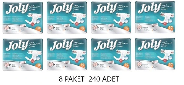 JOLY HASTA  ALT BEZİ  LARGE  BEDEN  8 PAKET 240 ADET ürün görseli 1