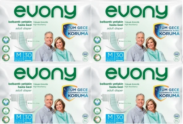 EVONY Hasta Alt Bezi Cırtlı Medıum 120 Li ürün görseli 1