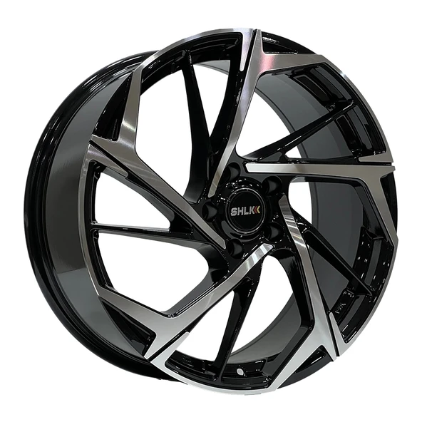 7.5X17 SLK-1872 5X114.3 ET45 73.1 BLACK MACHINED ürün görseli 1
